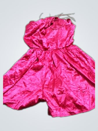 Red Satin Romper