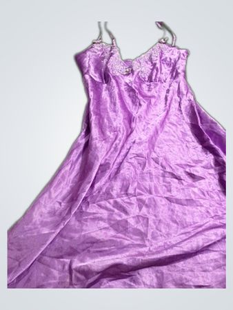 BH Lavender Satin Nightgown