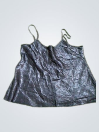 Black Satin Cami Top