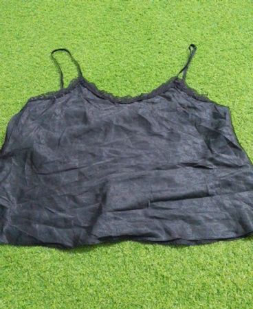 Black lace trim camisole