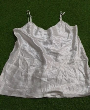 White Satin Slip Dress