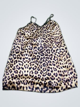 Leopard Print Slip Dress