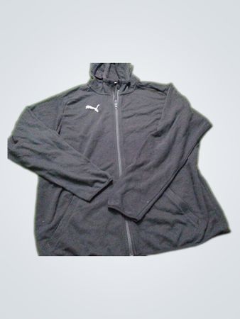 Puma Black Zip-Up Hoodie