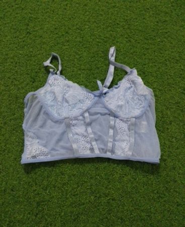 Blue lace camisole