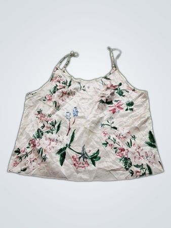 Top en cami à imprimé floral
