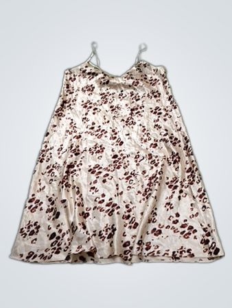 SECRETS Leopard Print Slip Dress