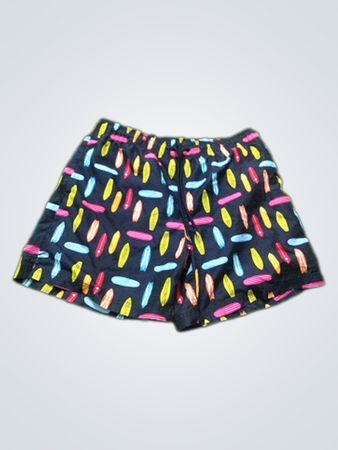George Surfboard Print Badehose