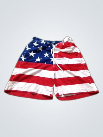 Faded Glory American Flag Badehose