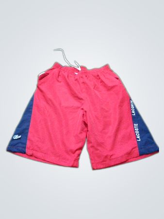 Lacoste Sport rote und blaue Shorts