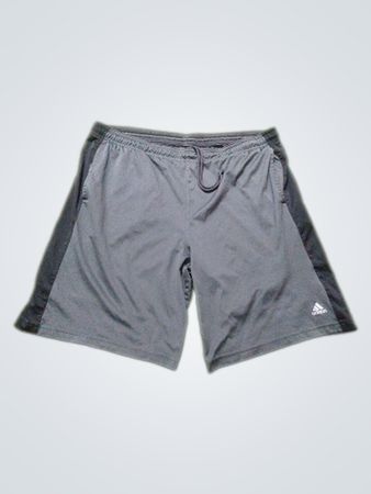 Adidas Herren graue und schwarze Sportshorts