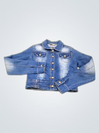 Veste en jean Sixtie Jeans avec ornement en strass