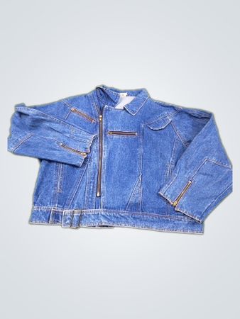 Blaue Jeansjacke
