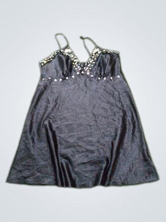 L&F Black Star besticktes Slip-Kleid