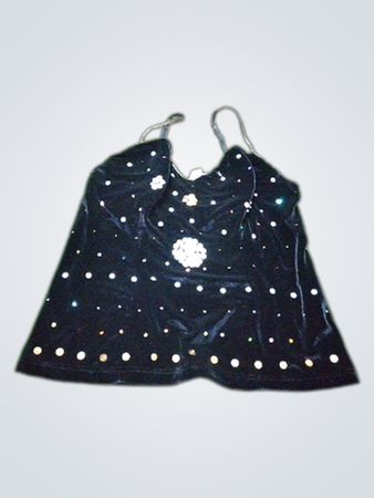 Angelica Black Velvet besticktes Camisole
