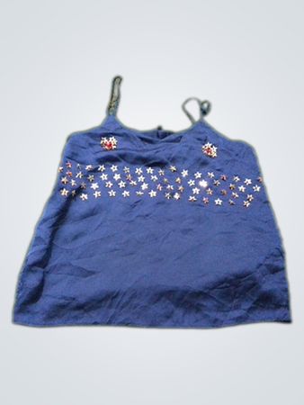 New Look Marineblaues Cami-Top mit Sternverzierung
