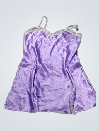 Secrets Lingerie Purple Satin Slip Dress