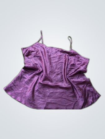 Purpurfarbene Satin-Camisole