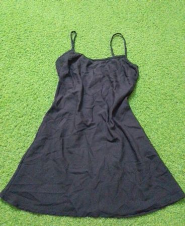Schwarzes Slipkleid