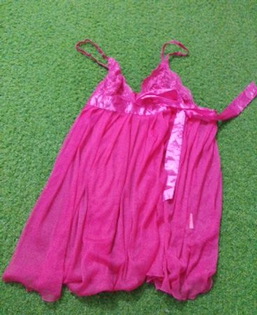 Rosa Babydoll-Nachthemd