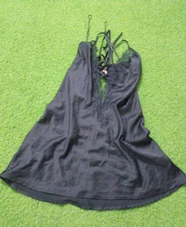 Ann Summers Black Spitzenbesetztes Cami-Slipkleid