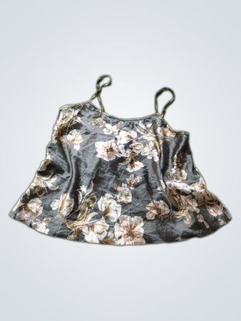 Graues geblümtes Camisole