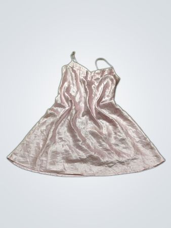 Pink Satin Nightgown
