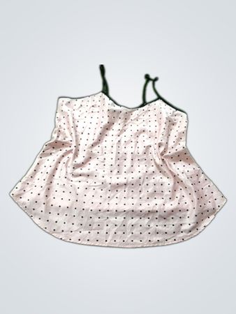 Camisole à pois roses