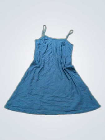 Vestito slip blu