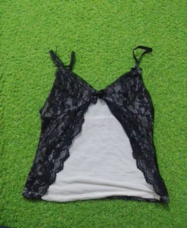 Black lace camisole