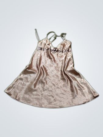 Satin slip dress