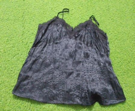 Black lace trim camisole