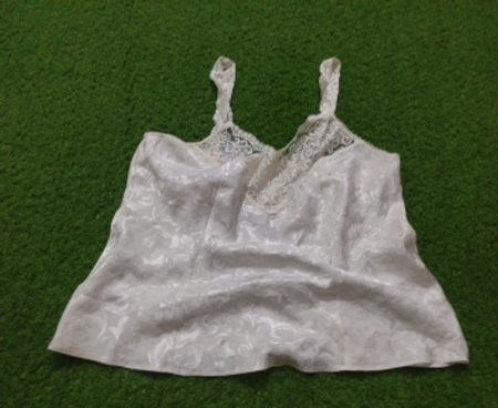 White Camisole with Lace Trim