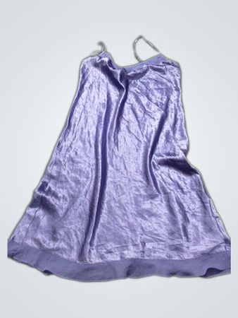 Vestido slip de cetim roxo