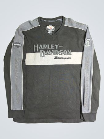 Harley-Davidson Long Sleeve V-Neck T-Shirt