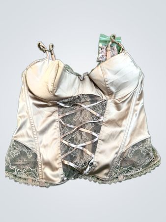Beige Lace Corset