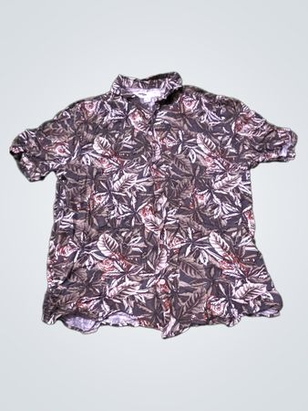 Unbranded Slim Fit Short Sleeve Button-Up Shirt
