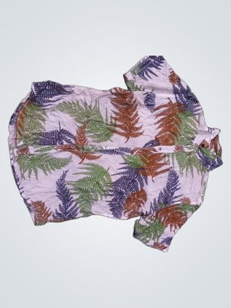 Dynamic Short Sleeve Fern Print Shirt