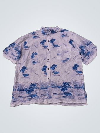 Unbranded Thailand Beach Print Short Sleeve Shirt