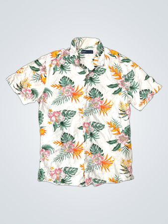 Easy Floral Button-Up Shirt