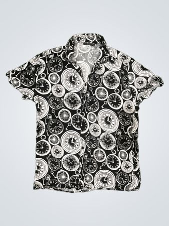 Thomas Clock Print Shirt