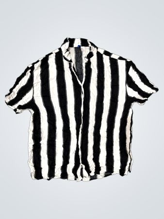 H&M Divided Striped Short Sleeve Shirt