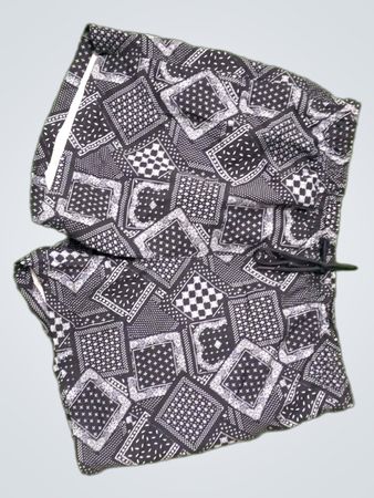 Billabong Black and White Bandana Shorts