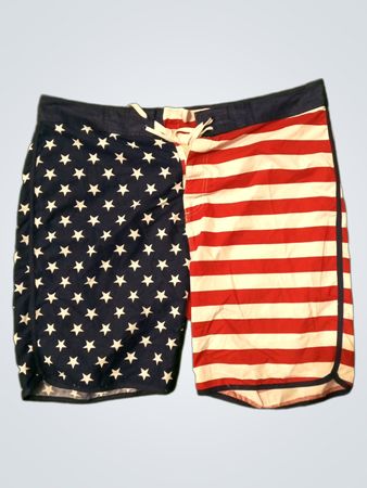 Old Navy American Flag Board Shorts