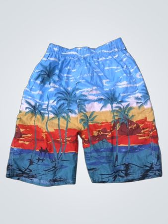 Tropical Print Swim Shorts