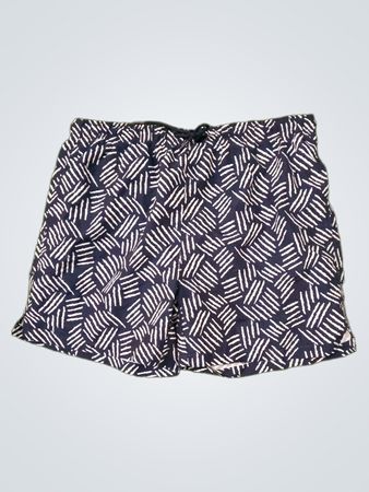 H&M Men's Blue and White Patterned Shorts