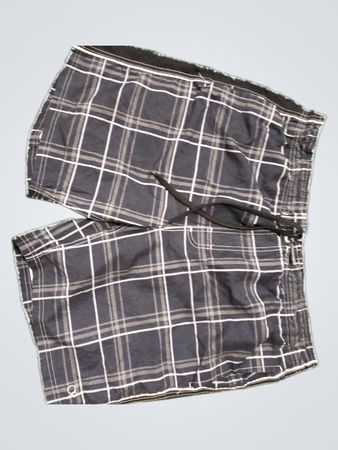 Black and White Plaid Shorts