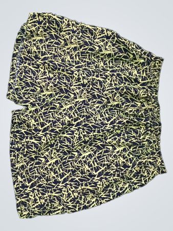 Fabric with Yellow and Black Pattern