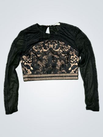 Black Lace Top