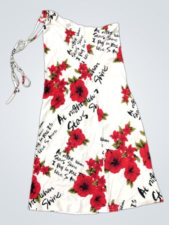 Floral Print Mini Slip Dress