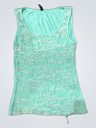 Mint Green Lace Top
